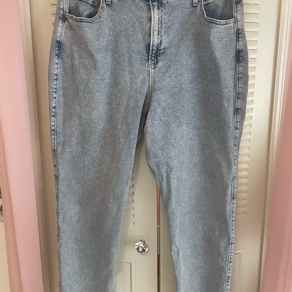 Hollister Blue Vintage Straight Leg Jeans Plus